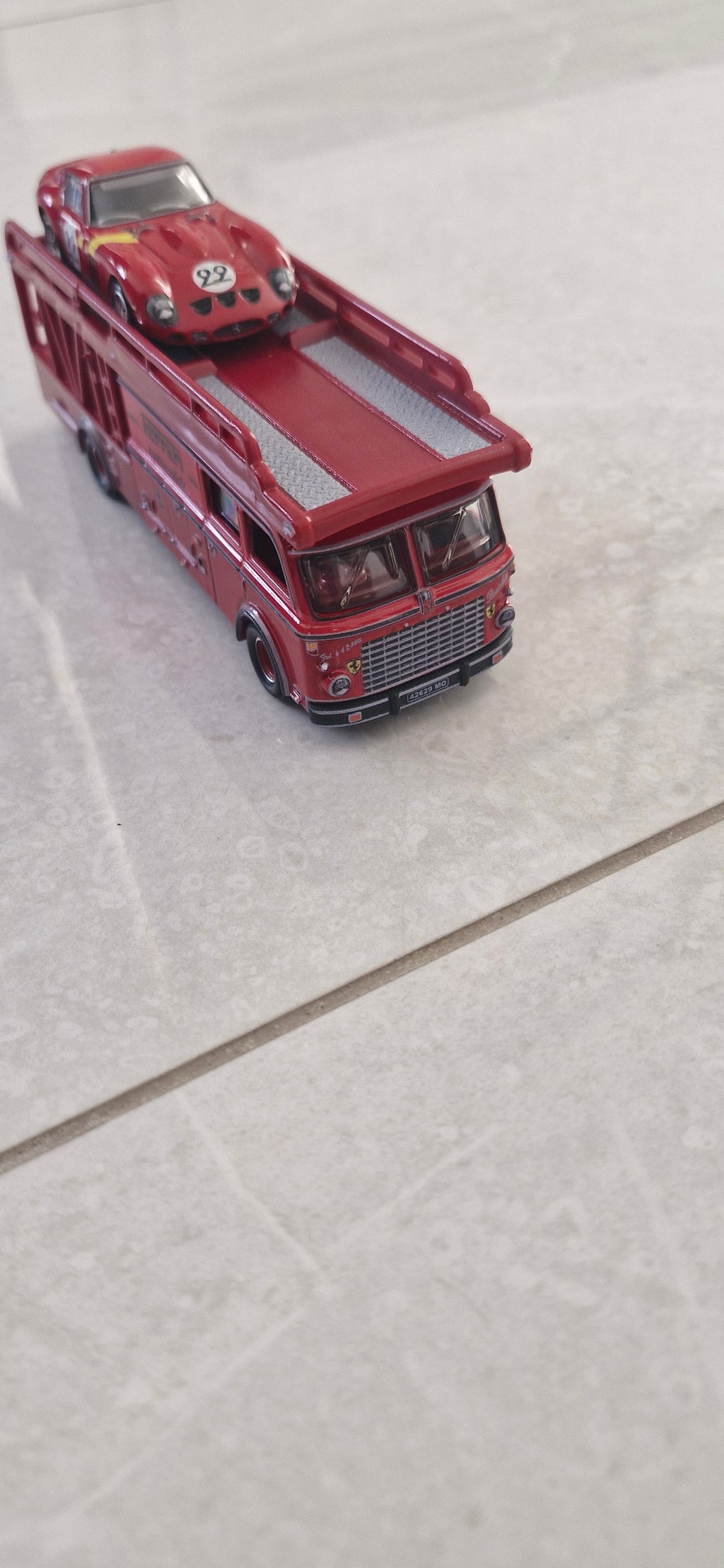 Ferrari 250 GTO And Fiat 642 Bartoletti Transporter