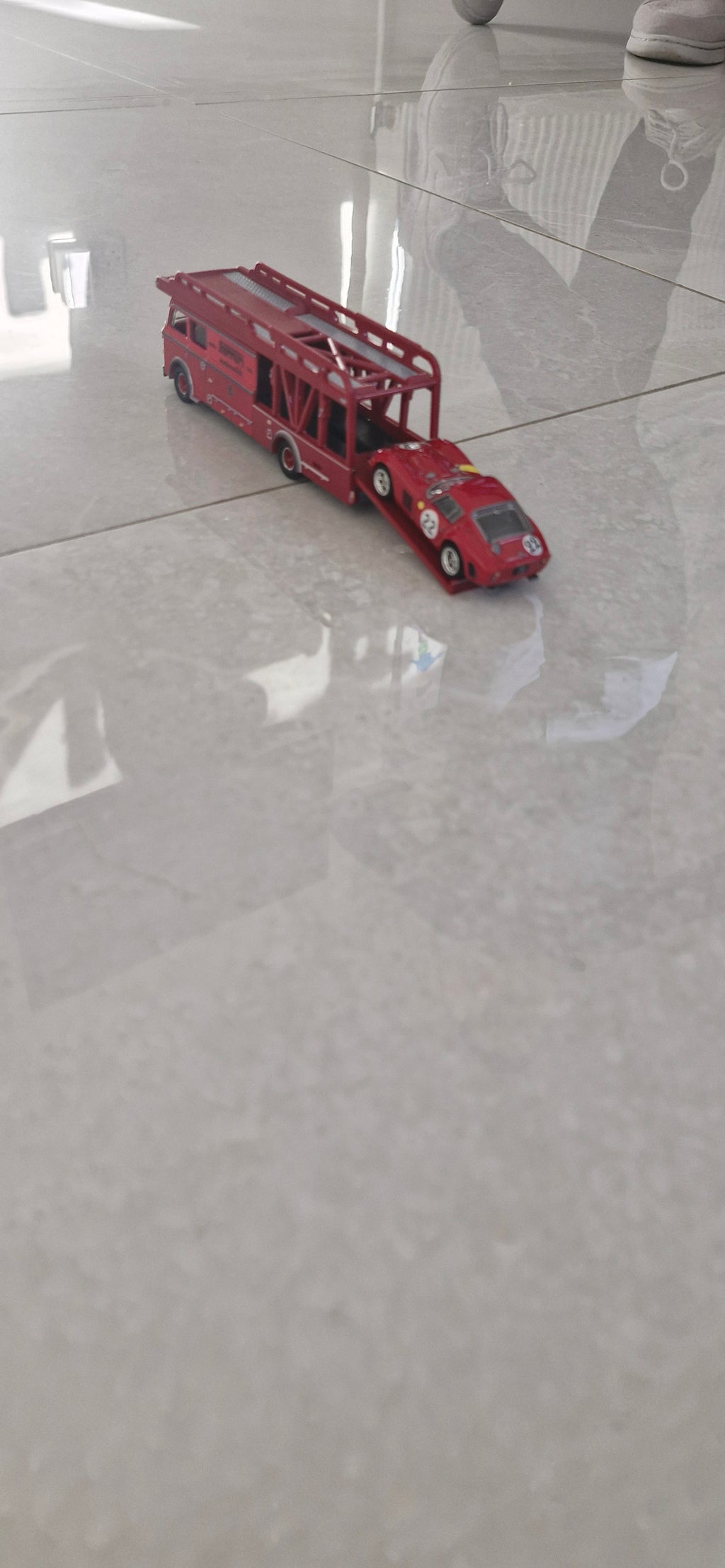 Ferrari 250 GTO And Fiat 642 Bartoletti Transporter