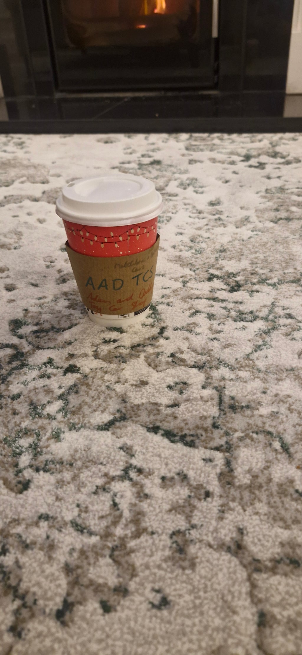 Adam And Daddy's Toy Car Shop (AADTCS)Cup holder signature on the back