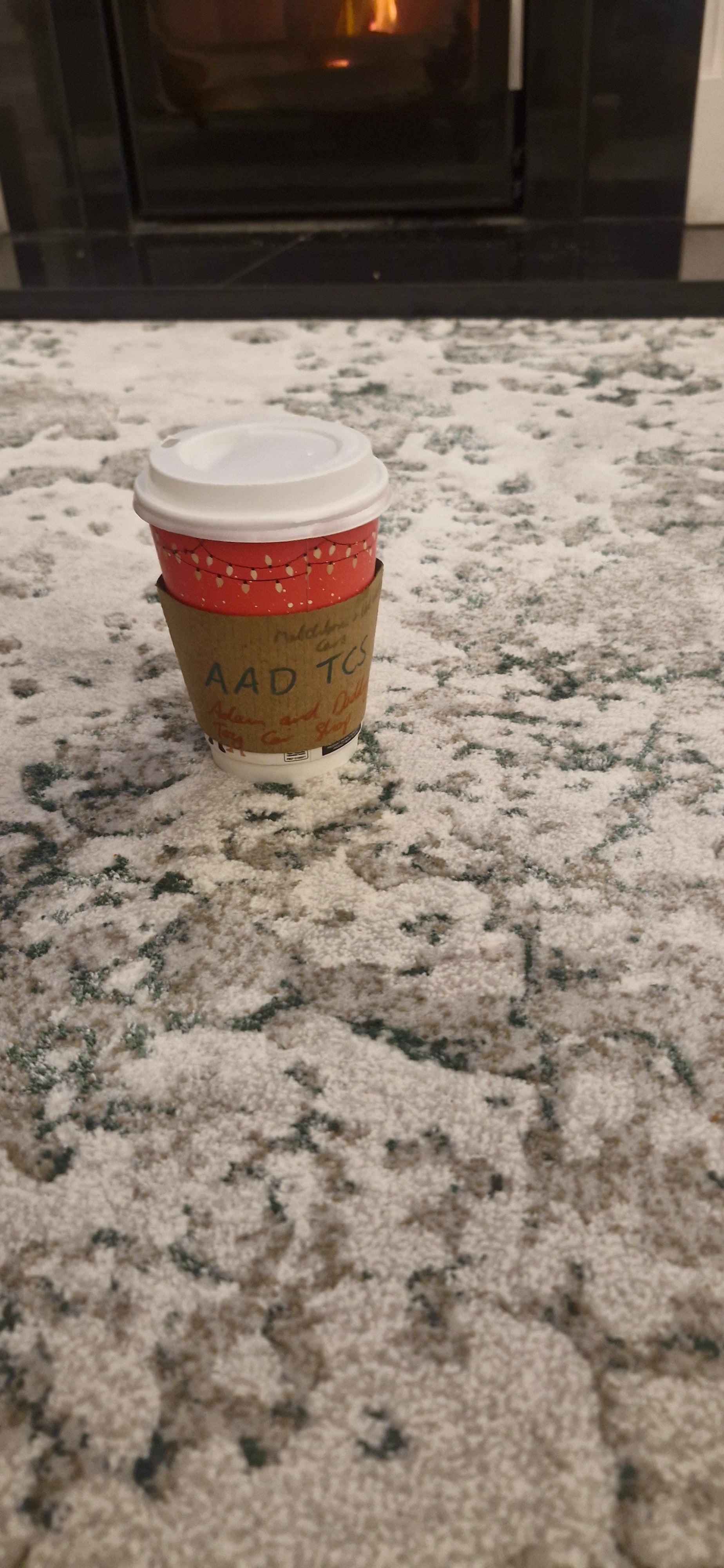 Adam And Daddy's Toy Car Shop (AADTCS)Cup holder signature on the back